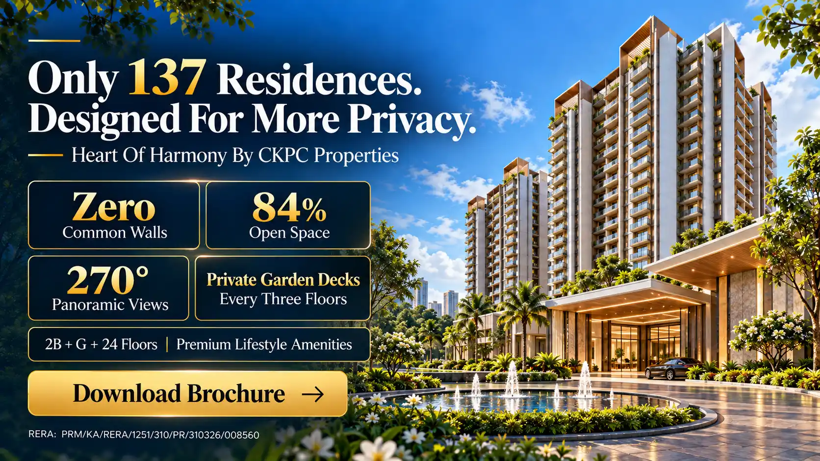 CKPC Heart Of Harmony Luxury Residences With 84 Percent Open Space
